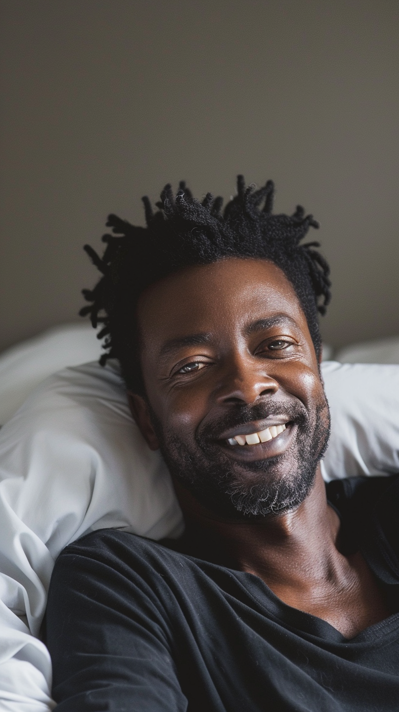 deepfuckingvalue_A_black_men_in_their_early_40s_waking_up_le_c65cd2e1